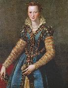 Alessandro Allori Portrait of Eleonora oil painting artist